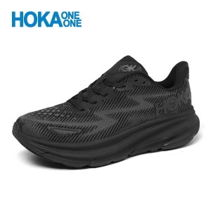 호카 클리프톤 9 라이프스타일 운동화 여성 스니커즈 블랙 1127896-B