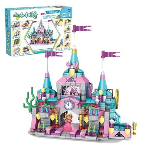 스카이캐슬 12in1멀티블록 제우스상사 스카이캐슬