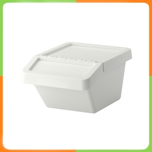 이케아  소르테라 분리수거함+뚜껑 37L