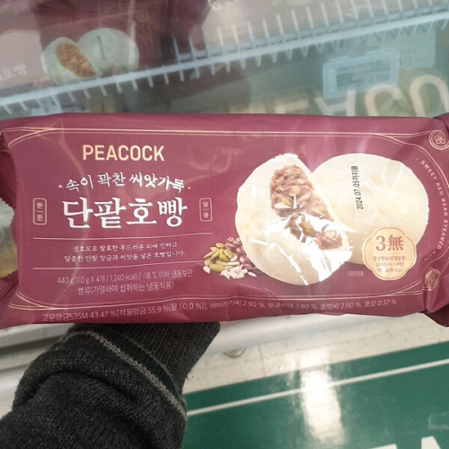 이마트 피코크 속이 꽉찬 씨앗가득 단팥호빵 440g