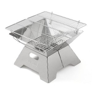 해피  캠핑 그릴 화로대 숯불 장작 바비큐 접이식 WCB9B5C