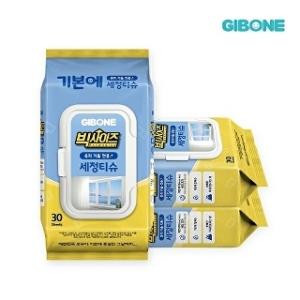 기본에  빅사이즈 유리 거울 전용 세정티슈 캡형 30매