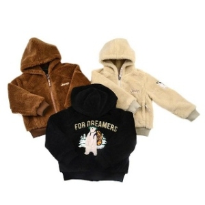 JEEP 키즈 곰 뽀글이 리버시블 점퍼 KO4JPU260