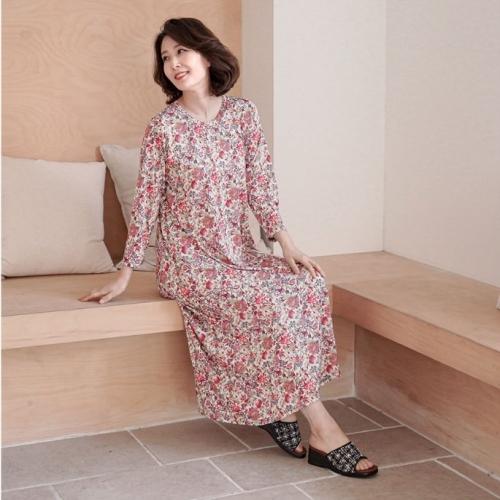 쉬즈마담 H8416 빅페이즐 홈드레스 엄마옷 홈웨어 선물