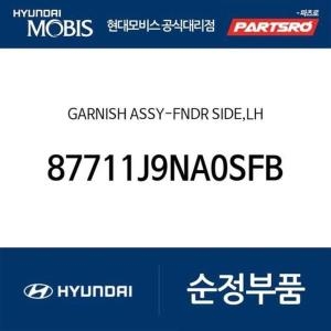 현대모비스 가니쉬 어셈불리-펜더 사이드 좌측 87711J9NA0SFB 코나N