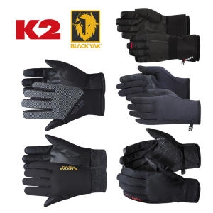 K2 기모안감 보온장갑 이지웜 겨울장갑 등산장갑 스마트 폰 터치 기능 블랙 M