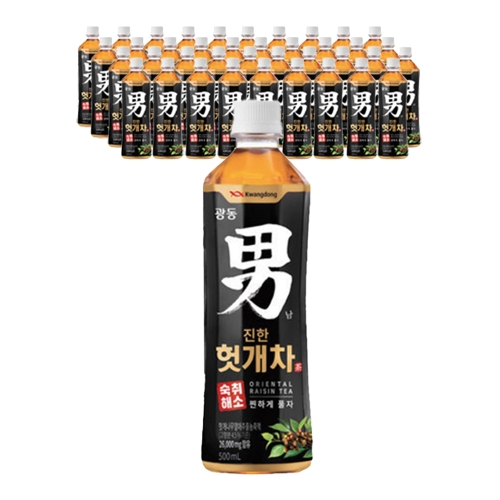 광동제약 진한 헛개차 500ml 40개