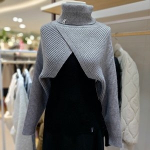르샵 레이어드 하이넥 볼레로 니트 풀오버 L1C45KPO360