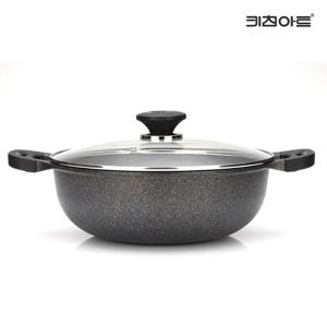 키친아트  웰빙 양면마블코팅 양수웍팬