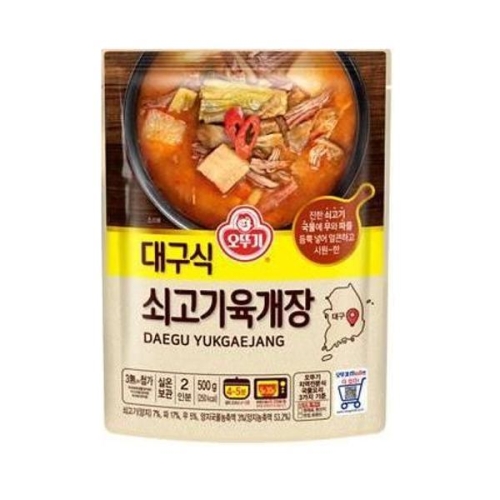 오뚜기  대구식 쇠고기 육개장 500g