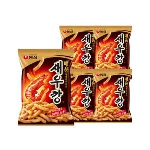 농심  새우깡 5개 + 매운새우깡 5개