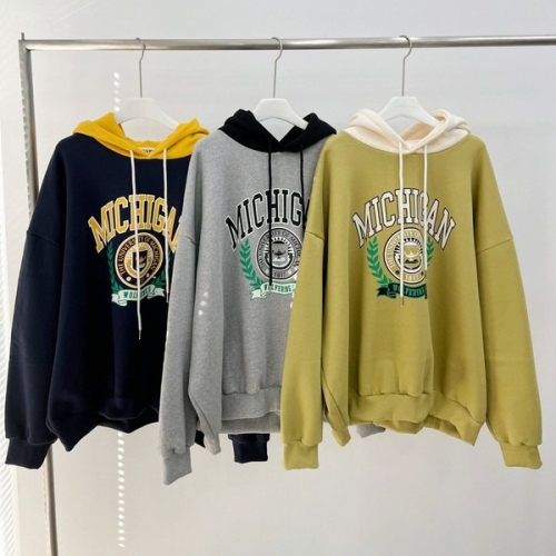 빅사이즈사랑해요 N509L311 미시간오버핏후드티 EH