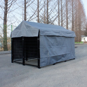 스트롱독 대형견 울타리 펜스 철장 견사 천막 L (울타리 별도)