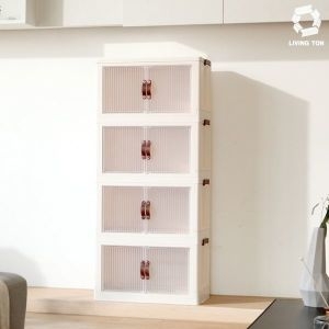 리빙톤  360 이동식 폴딩 수납장 46L