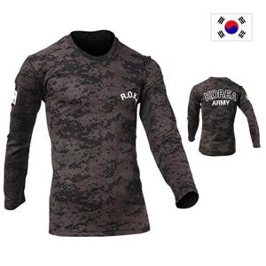 셀러허브 군헌터 쿨론 ROKA 로카 검정 디지털 긴팔 티셔츠 S11580781