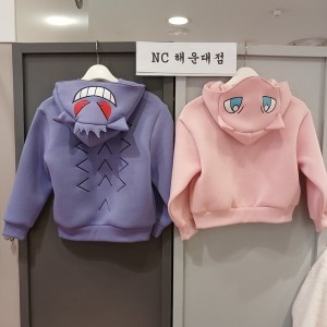 오후 크리스마스선물 1순위팬텀푸린포켓몬 후드 집업 점퍼 OHJM2412C