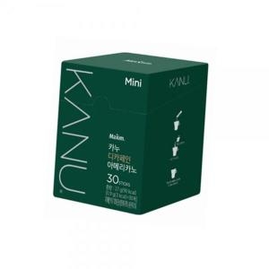 동서식품 카누 디카페인 아메리코노 커피 미니0.9g 30개입 맥심 Mimi Maxim 무카페인