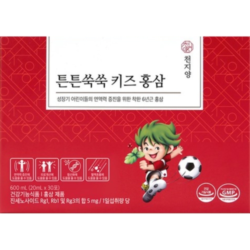 천지양 튼튼쑥쑥 키즈홍삼 20ml 30포