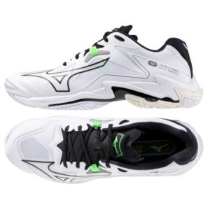 미즈노 배구화 웨이브 라이트닝 Z8 3E 발볼넓은 발편한 화이트 V1GA2401