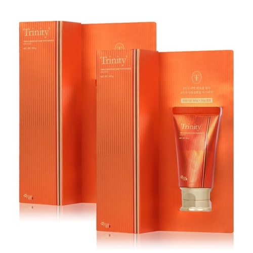 LG생활건강 죽염 트리니티 3중 시린이케어 치약 160g + 50g