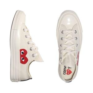 x 꼼데가르송 척테일러 컨버스 로우탑 아이보리_AZ-K111-001-2