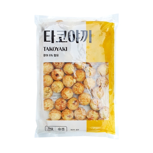 농우  타코야끼 1kg 냉동 타코야끼 문어볼 1kg 1개