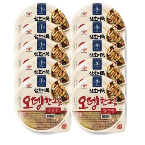 CJ제일제당 삼호 얼큰오뎅한그릇360gx10개 3세트 360g - 에누리 가격비교