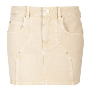 이자벨마랑 ISABEL MARANT 시즌 데님 에크루 미니스커트 JU0095FB