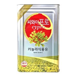 대경오앤티 씨와이프로 카놀라유 18L
