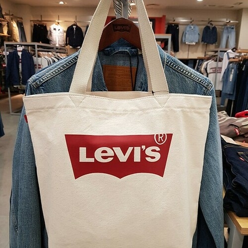리바이스 로고스타일 에코백_38126027