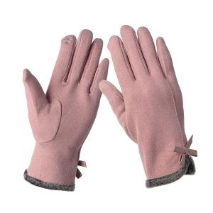 체리쉬 리본 터치 장갑 핑크 스마트 여자 보온장갑 33661340