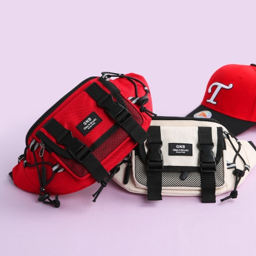 소형 트레킹 가방 등산 힙색 스포츠 슬링백 남자 여자 경량 산행가방 미니 등산용 크로스백 디자인:TRD_3776 아이보리