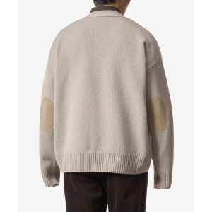 아미 남성 엘보 패치 브이넥 가디건 토프_UKC110KN0028281 ELBOW PATCH V NECK CARDIGAN