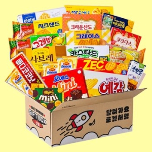 종합 과자세트 로켓박스 (총 2060g)
