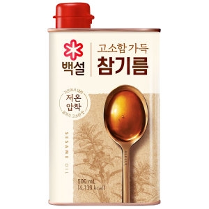 백설 고소함가득 참기름 500ml