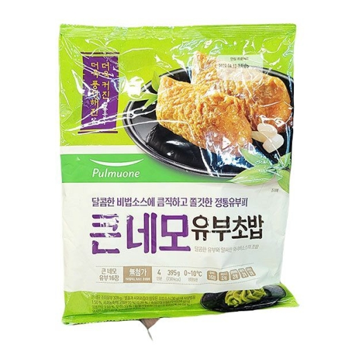 풀무원  큰네모 유부초밥 395g