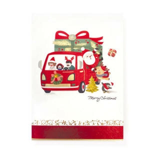프롬앤투  택배산타 크리스마스 카드 FS702304
