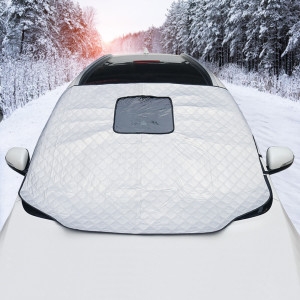 지엠지모터스  자석달린 블랙박스형 자동차 대형 성에방지커버+보관팩 프론트커버 앞유리 덮개