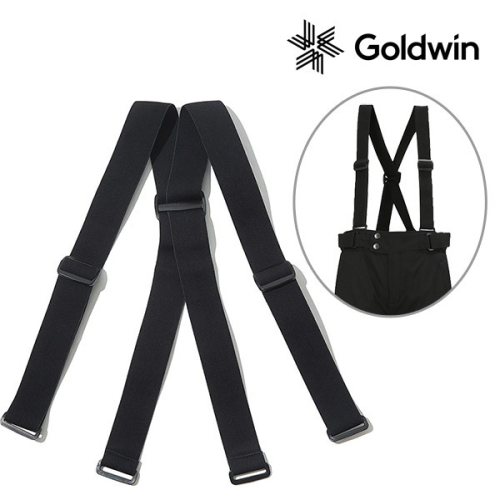 골드윈  스키멜빵 서스펜더 스키복 바지 착용