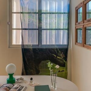 멜팅스튜디오  느긋한 오후의 기록, 쉬폰 패브릭 포스터 / 67 Alps Light / 142-225cm