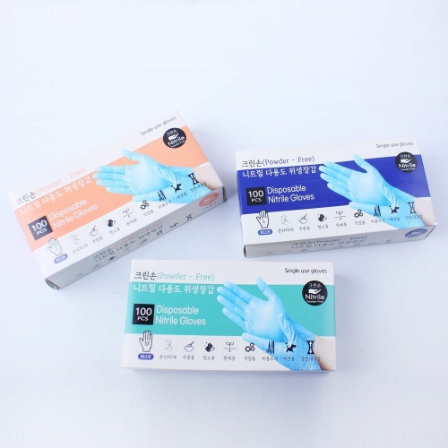 크린손  니트릴장갑 식품용 라텍스 수술용 먹방 장갑