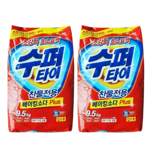 수퍼타이 찬물전용 베이킹소다 플러스 9.5kg