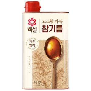 백설 고소함가득 참기름 330ml