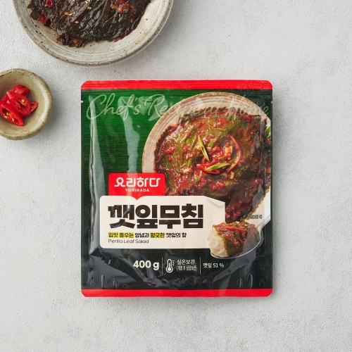 반찬단지  요리하다 깻잎무침 400g