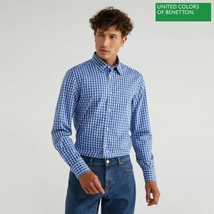 베네통 Basic pattern shirt 0F_5ANH5QKN8_911