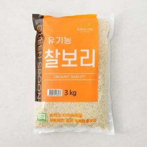 메가마트 유기농 찰보리쌀 3kg