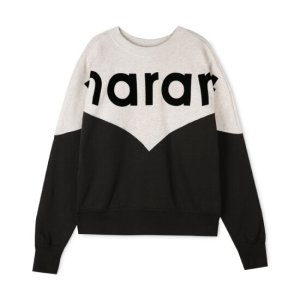 이자벨마랑 마랑 여성 에뚜왈 휴스턴 페디드 블랙 맨투맨