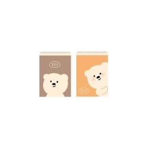 아트모아  곰 종합장 50p 2개 랜덤