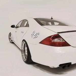 FSJC 3D 자동차 스티커 금속 실버 및 골드 거미 모양 크롬 배지 엠블럼 데칼