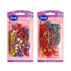 goody 방울 머리끈 28P NO_27118 랜덤  구디 goody 오로라 방울 머리끈 28P NO_27118 랜덤